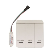 Imagine CONTROLER + DIMMER CU TELECOMANDA pt.BANDA LED RGB+ALB 32A