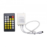 Imagine CONTROLER + DIMMER CU TELECOMANDA pt.BANDA LED RGB+ALB 32A