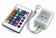 Imagine CONTROLER + DIMMER CU TELECOMANDA pt.BANDA LED RGB+ALB 32A
