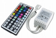 Imagine CONTROLER + DIMMER CU TELECOMANDA pt.BANDA LED RGB+ALB 32A