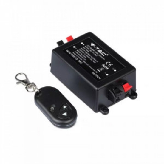Imagine CONTROLER + DIMMER CU TELECOMANDA pt.BANDA LED RGB+ALB 32A