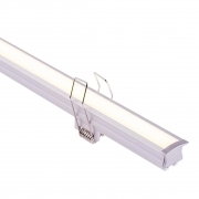 Imagine Profil Aluminiu COMPLET PT. ADANC pentru banda LED - 2metri - ARGINTIU