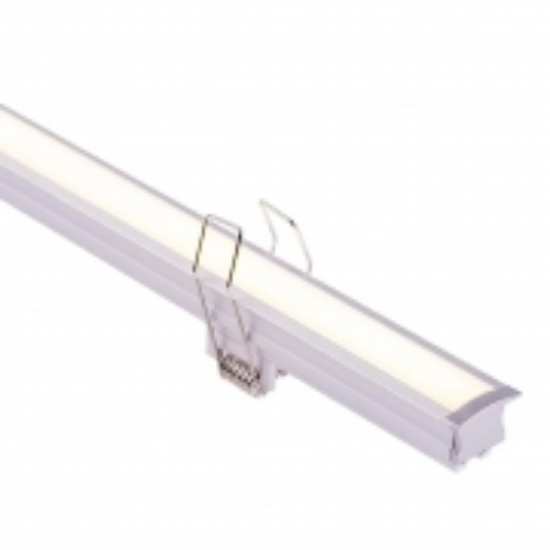 Imagine Profil Aluminiu COMPLET PT. ADANC pentru banda LED - 2metri - ARGINTIU