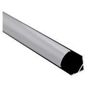 Imagine Profil Aluminiu COMPLET PT. ADANC pentru banda LED - 2metri - ARGINTIU