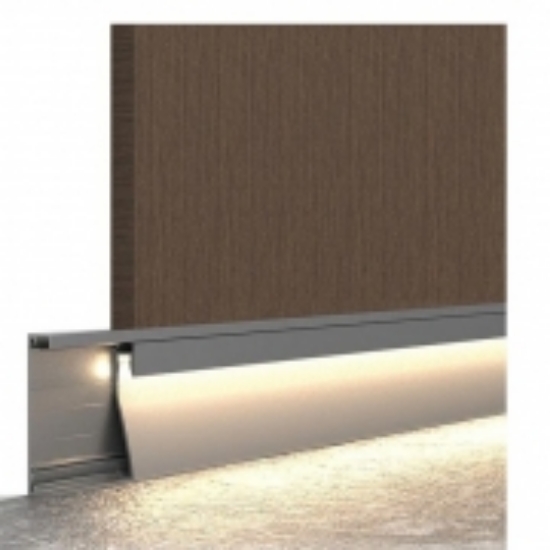 Imagine Profil Aluminiu COMPLET PT. ADANC pentru banda LED - 2metri - ARGINTIU