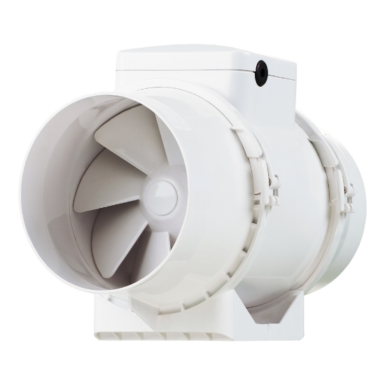 Imagine VENTILATOR 125 "DRIM"  CU SENSOR UMIDITATE & TIMER