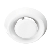 Imagine grila de ventilare ROTUNDA 125 ALBA
