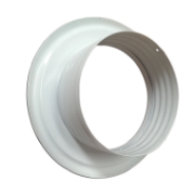 Imagine grila de ventilare ROTUNDA 125 ALBA