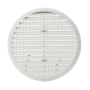 Imagine grila de ventilare ROTUNDA 125 ALBA