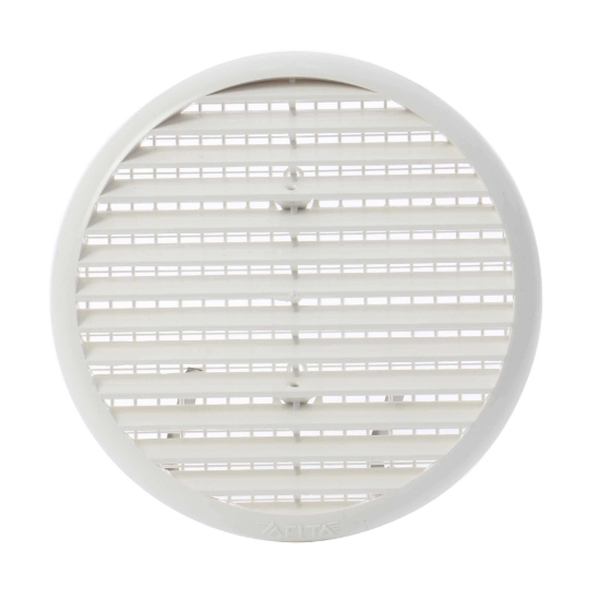 Imagine grila de ventilare ROTUNDA 125 ALBA