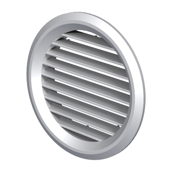 Imagine grila de ventilare ROTUNDA 150 ALBA