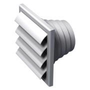Imagine grila de ventilare ROTUNDA 150 ALBA