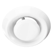 Imagine grila de ventilare ROTUNDA 150 ALBA