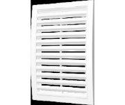 Imagine grila de ventilare PATRATA 200x200 ALBA