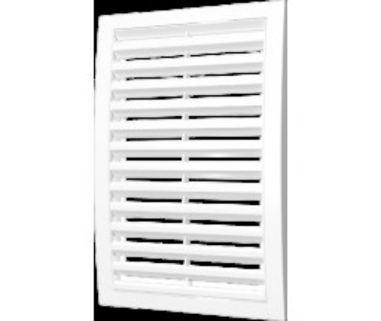 Imagine grila de ventilare PATRATA 200x200 ALBA