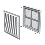 Imagine grila de ventilare PATRATA 250x250 ALBA