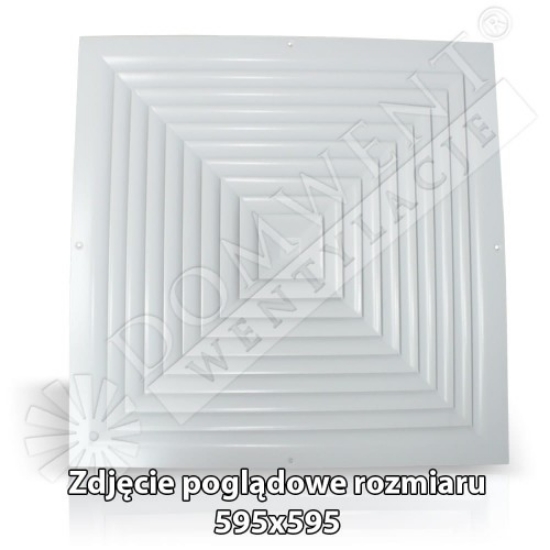Imagine RKŻ 400 /SZ grila de ventilare ALUMINIU
