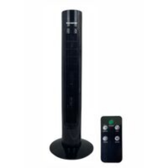 Imagine Ventilator cu picior & telecomanda 65W negru