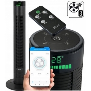 Imagine Ventilator cu picior & telecomanda 65W negru