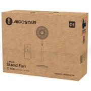 Imagine Ventilator cu picior & telecomanda 45W alb