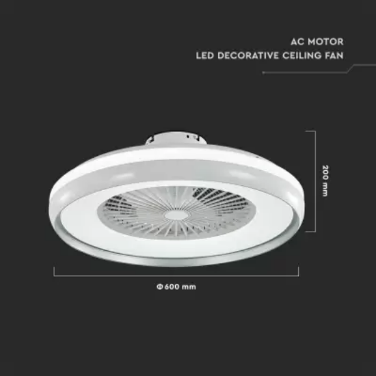 Imagine Ventilator de tavan & telecomanda 40W alb