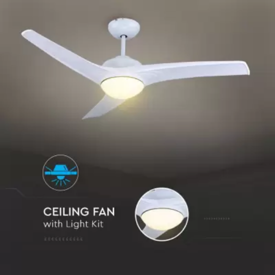 Imagine Ventilator de tavan & telecomanda 40W alb