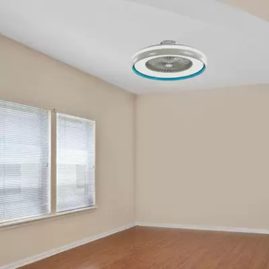 Imagine Ventilator de tavan & telecomanda 40W negru