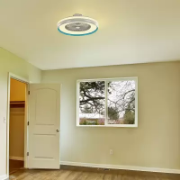 Imagine Ventilator de tavan & telecomanda 40W negru