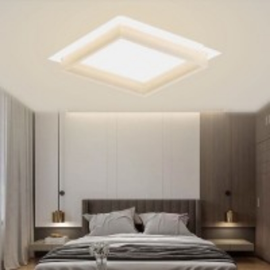 Imagine Ventilator de tavan 35W & plafoniera 22W - alb