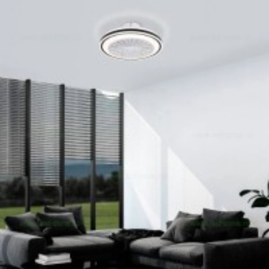 Imagine Ventilator de tavan 35W & plafoniera 22W - alb
