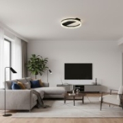 Imagine Ventilator de tavan 35W & plafoniera 22W - alb