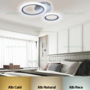 Imagine Ventilator de tavan 35W & plafoniera 22W - alb