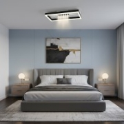 Imagine Ventilator de tavan 35W & plafoniera 22W - alb