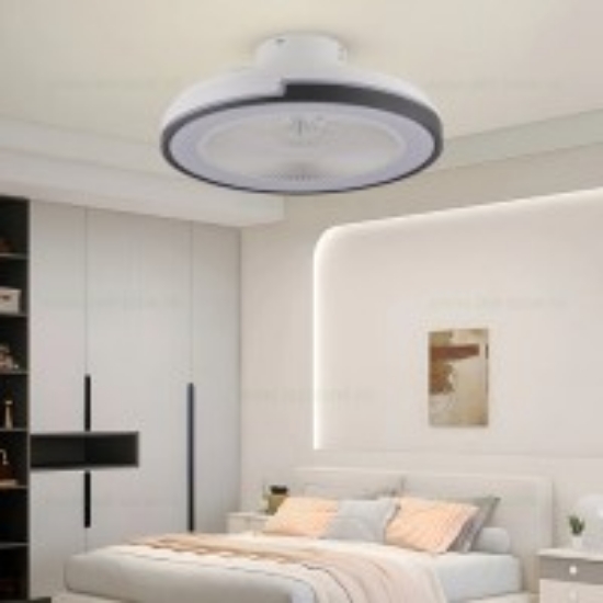 Imagine Ventilator de tavan 35W & plafoniera 22W - alb