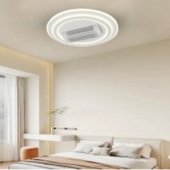 Imagine Ventilator de tavan 35W & plafoniera 22W - alb