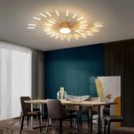 Imagine Ventilator de tavan 35W & plafoniera 22W - alb