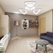 Imagine Ventilator de tavan 35W & plafoniera 22W - alb