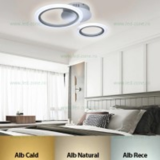 Imagine Ventilator de tavan 35W & plafoniera 22W - alb