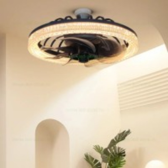 Imagine Ventilator de tavan 35W & plafoniera 22W - alb