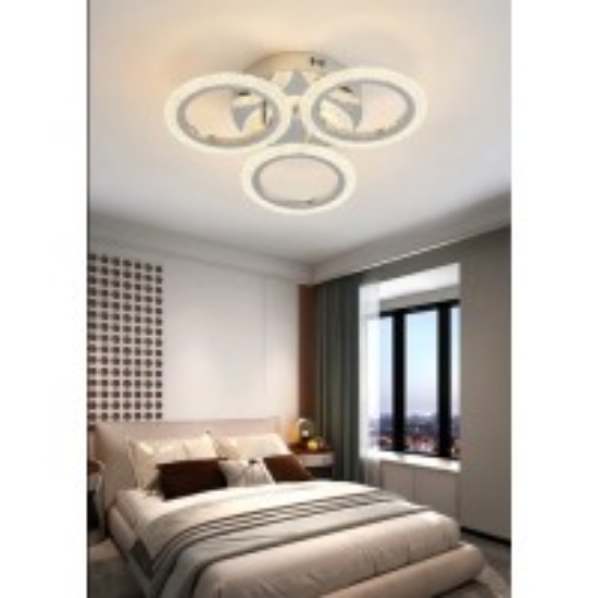 Imagine Ventilator de tavan 35W & plafoniera 22W - alb