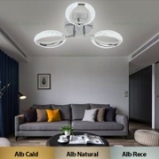 Imagine Ventilator de tavan 35W & plafoniera 22W - alb