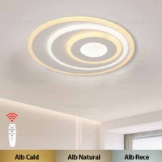 Imagine Ventilator de tavan 35W & plafoniera 22W - alb