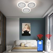 Imagine Ventilator de tavan 35W & plafoniera 22W - alb