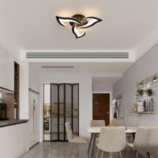 Imagine Ventilator de tavan 35W & plafoniera 22W - alb