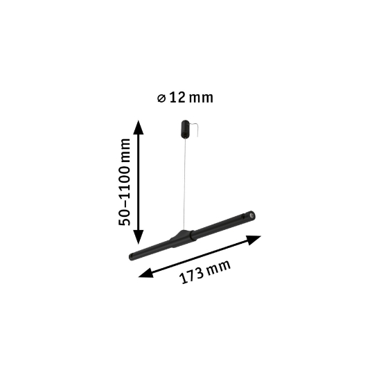 Imagine Set for ceiling mounting 1m
