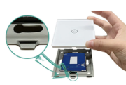 Imagine Intrerupator din sticla "WiFi smart" pentru roller (touch)