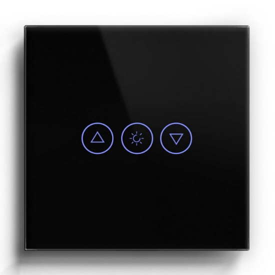 Imagine Intrerupator din sticla "WiFi smart" pentru roller (touch)