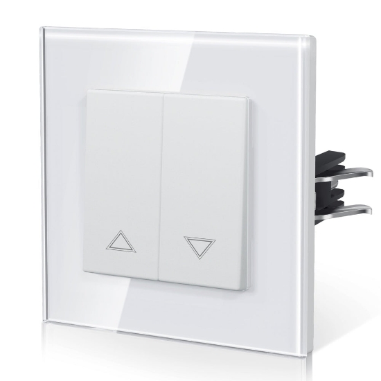 Imagine Intrerupator din sticla "WiFi smart" pentru roller (touch)
