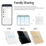 Imagine Dimmer din sticla "WiFi smart" (touch)