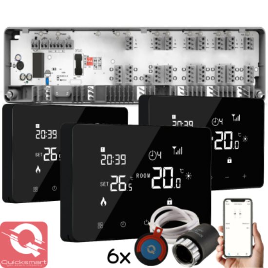 Imagine Termostat din sticla "WiFi smart" (touch)